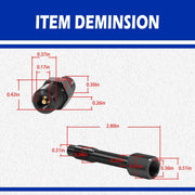 DURAFORCE Diesel Compression Test Adapter for 6.6L Duramax LNG-TU-15-38