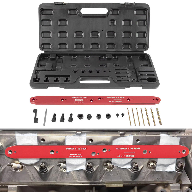 DURAFORCE 71400 Broken Exhaust Manifold Bolt Stud Drill Template for GM LSIII 4.8 5.3 6.0L
