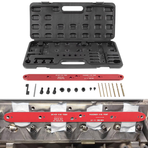 DURAFORCE 71400 Broken Exhaust Manifold Bolt Stud Drill Template for GM LSIII 4.8 5.3 6.0L
