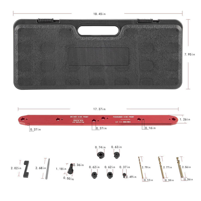 DURAFORCE 71400 Broken Exhaust Manifold Bolt Stud Drill Template for GM LSIII 4.8 5.3 6.0L