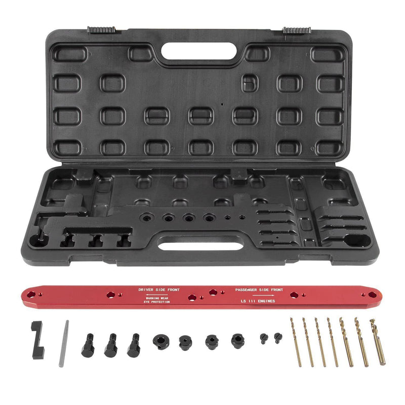 DURAFORCE 71400 Broken Exhaust Manifold Bolt Stud Drill Template for GM LSIII 4.8 5.3 6.0L
