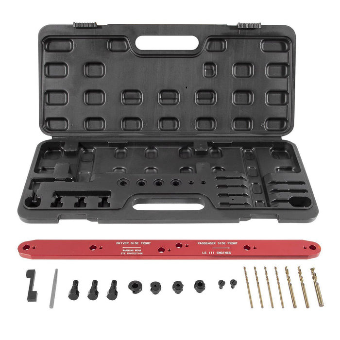 DURAFORCE 71400 Broken Exhaust Manifold Bolt Stud Drill Template for GM LSIII 4.8 5.3 6.0L