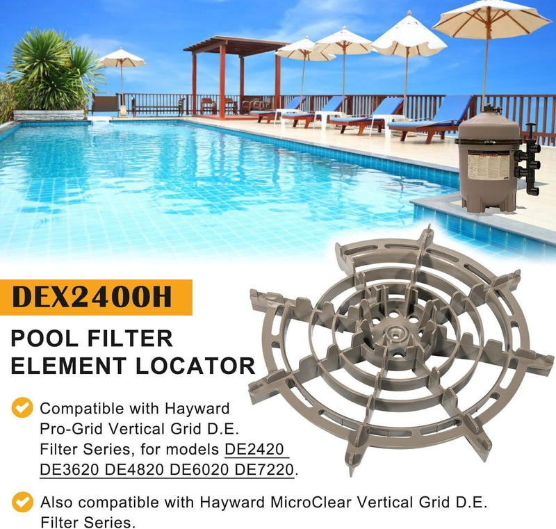 DURAFORCE for Hayward DEX2400H Filter Element Locator ProGrid DE Filter MicroClear SS DE