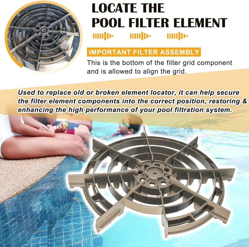 DURAFORCE for Hayward DEX2400H Filter Element Locator ProGrid DE Filter MicroClear SS DE