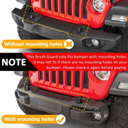 DURAFORCE Front Grille Winch Brush Guard 82215351 For Jeep Wrangler Gladiator JL JT 18-23