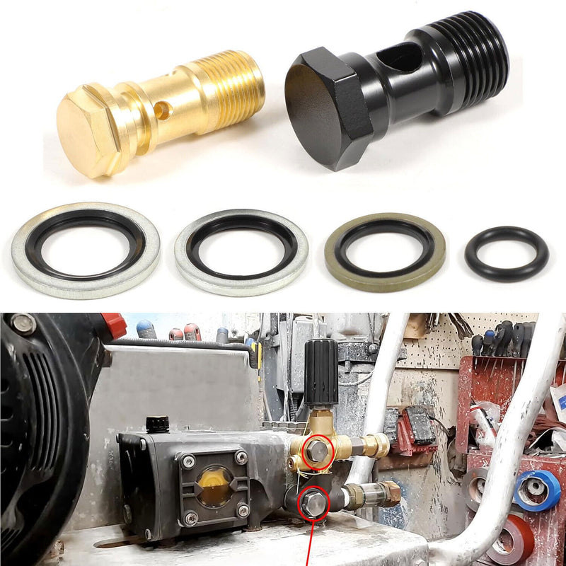 DURAFORCE AR2119 Gymatic 3/B Unloader Mounting Bolt Kit for Annovi Reverberi XM and RK