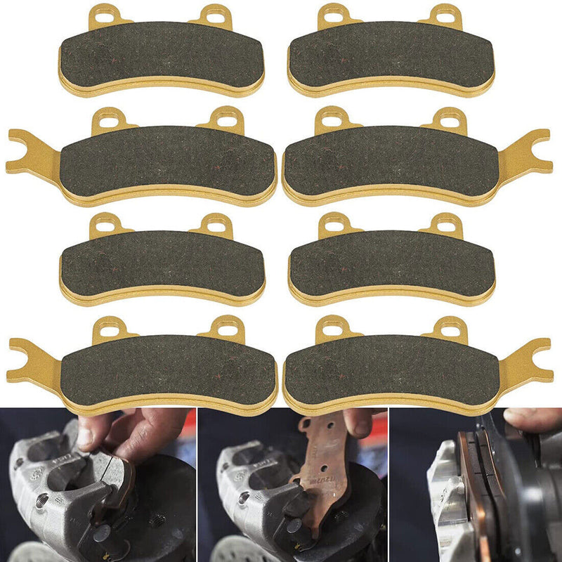 DURAFORCE Front Rear Ceramic Brake Pads Set For 2017-2022 Can-Am Maverick X3 R Max 4x4 DPS