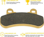 DURAFORCE Front Rear Ceramic Brake Pads Set For 2017-2022 Can-Am Maverick X3 R Max 4x4 DPS