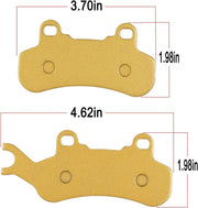 DURAFORCE Front Rear Ceramic Brake Pads Set For 2017-2022 Can-Am Maverick X3 R Max 4x4 DPS
