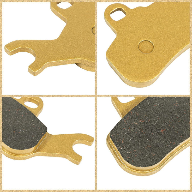 DURAFORCE Front Rear Ceramic Brake Pads Set For 2017-2022 Can-Am Maverick X3 R Max 4x4 DPS