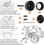 DURAFORCE 7834 Rear Crankshaft Seal Installer Tool for Ford Ranger & Explorer w/ 4.0L V6