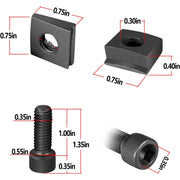 DURAFORCE 4PCS Replacement Feet PT-6400-9A, PT-6410-4A for Universal Cylinder Liner Puller