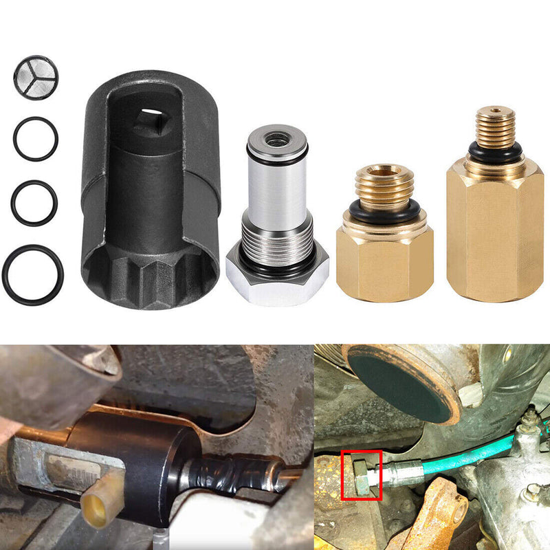 DURAFORCE For 6.0L Ford IPR Valve Removal Socket & Oil Rail Adapters and Test Fitting Tool