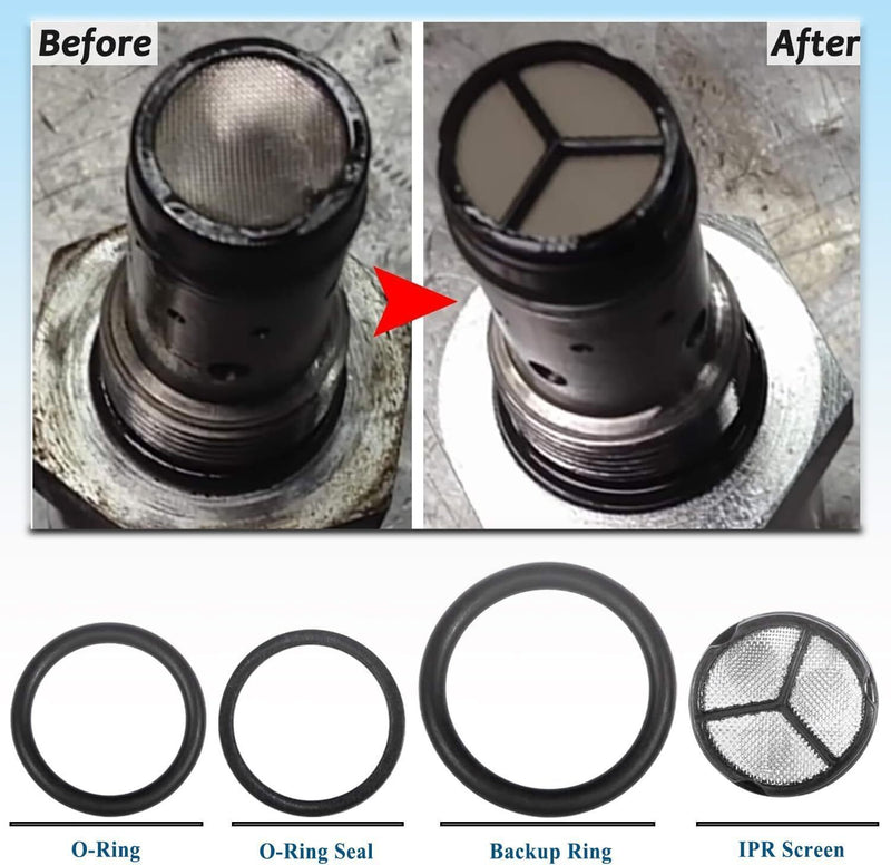 DURAFORCE For 6.0L Ford IPR Valve Removal Socket & Oil Rail Adapters and Test Fitting Tool