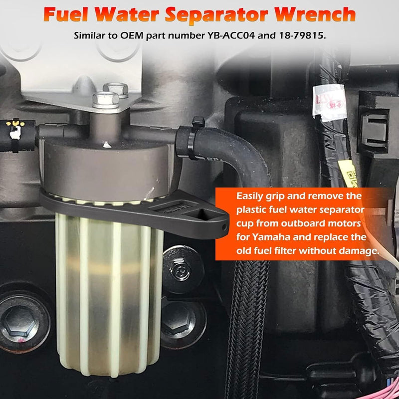 DURAFORCE Fuel Water Separator Wrench 6P3-WS24A-01-00 Filter YB-ACC04 For Yamaha Outboard