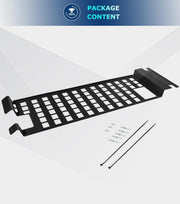 DURAFORCE Top Roof Rack Cargo Hard Top Molle Panel for Jeep Wrangler JK 2007-2018(4-Door)