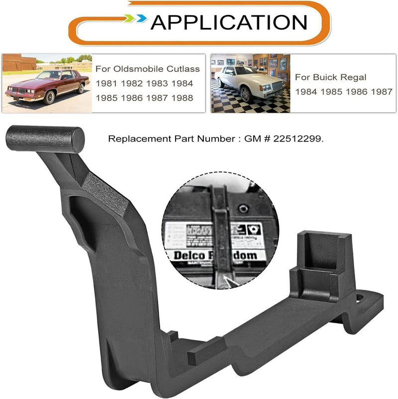 DURAFORCE 22512299 Battery Hold Down Clamp For 85-87 Buick Regal &81-88 Oldsmobile Cutlass