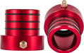 DURAFORCE 2Pcs Red Front Axle Tube Seal Kit MG21103 for Jeep Wrangler YJ JK TJ XJ ZJ MJ