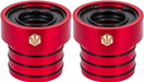 DURAFORCE 2Pcs Red Front Axle Tube Seal Kit MG21103 for Jeep Wrangler YJ JK TJ XJ ZJ MJ