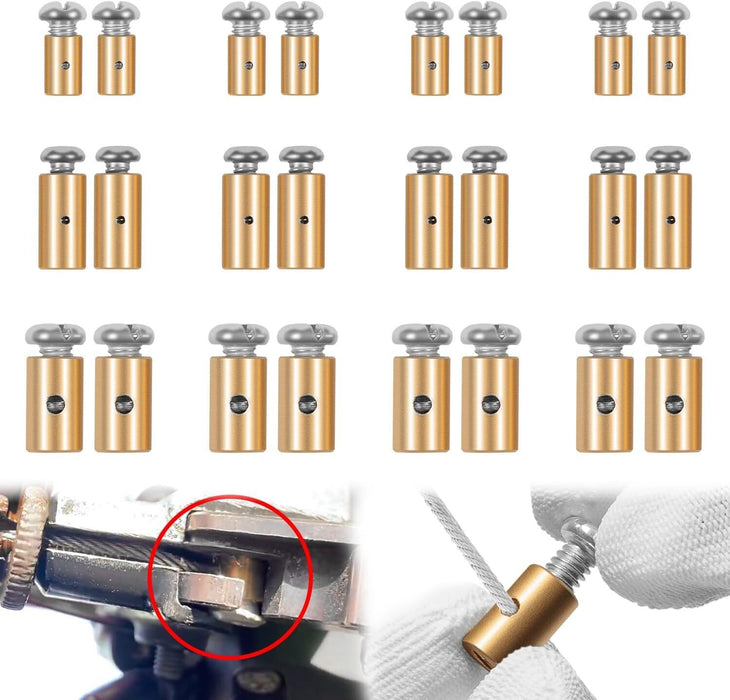 DURAFORCE 03336 Cable Stop Assortment, 24 Pack Universal Fit