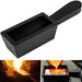 DURAFORCE 25 oz Loaf Cast Iron Ingot Mold for Melting Casting Gold Silver Copper Metals