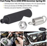 DURAFORCE Pump Fuel Pin & 3200 RPM Governor Spring Kit for 1988-1993 Dodge Cummins 5.9L VE