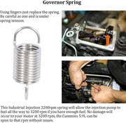 DURAFORCE Pump Fuel Pin & 3200 RPM Governor Spring Kit for 1988-1993 Dodge Cummins 5.9L VE