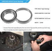 DURAFORCE For BMW E30 E36 E28 E34 E23 E32 Z1 Z3 Differential Type 188 Bearings Repair Kit