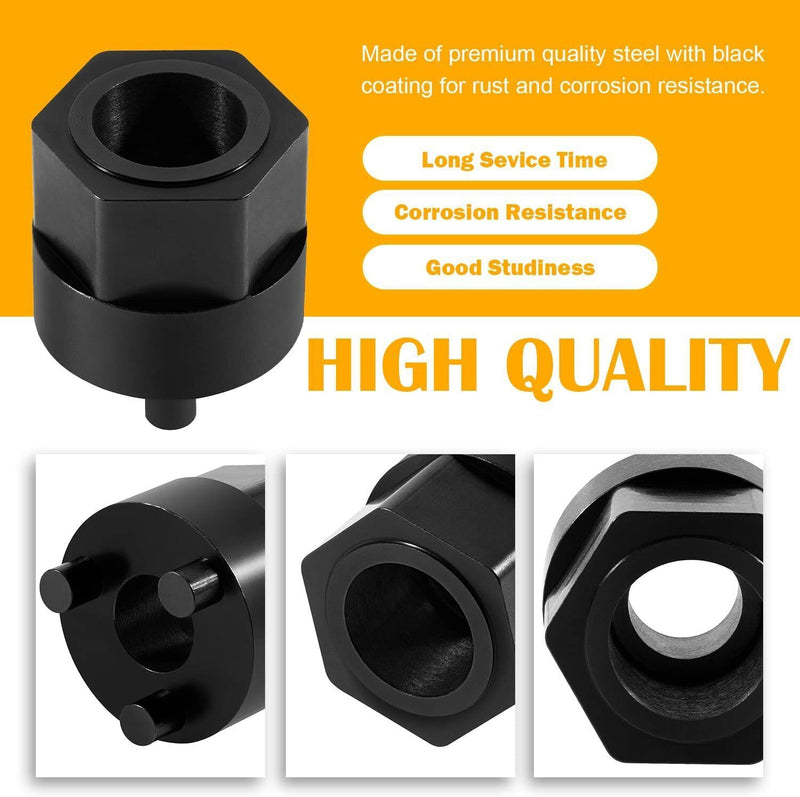 DURAFORCE A/C Compressor Clutch Hub Remover Tool for BMW Mercedes Denso Clutchless 7SEU17C