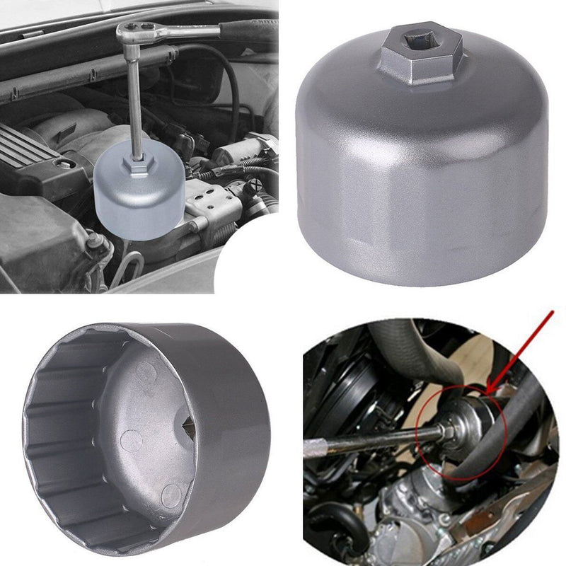 DURAFORCE Oil Filter Wrench for 86mm Cartridge Style Filter Housing Caps For BMW & Volvo
