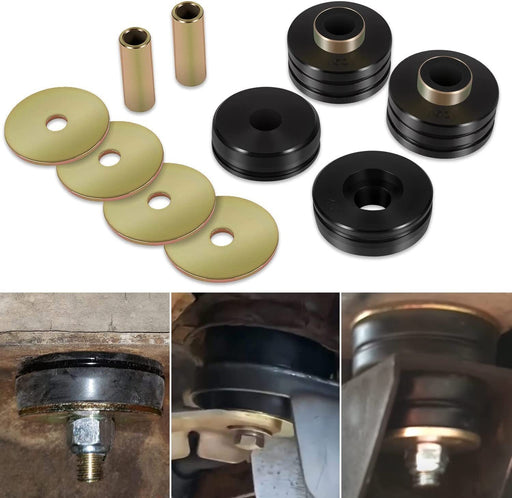 DURAFORCE 9.4102G Body Mounting Bushing Kit Universal Mount w/ Mounts & Washers & Bushings