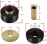 DURAFORCE 9.4102G Body Mounting Bushing Kit Universal Mount w/ Mounts & Washers & Bushings