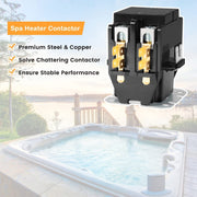 DURAFORCE CZXCON3645 Contactor for Hayward Comfortzone C-SPA XI Electric Spa Heaters