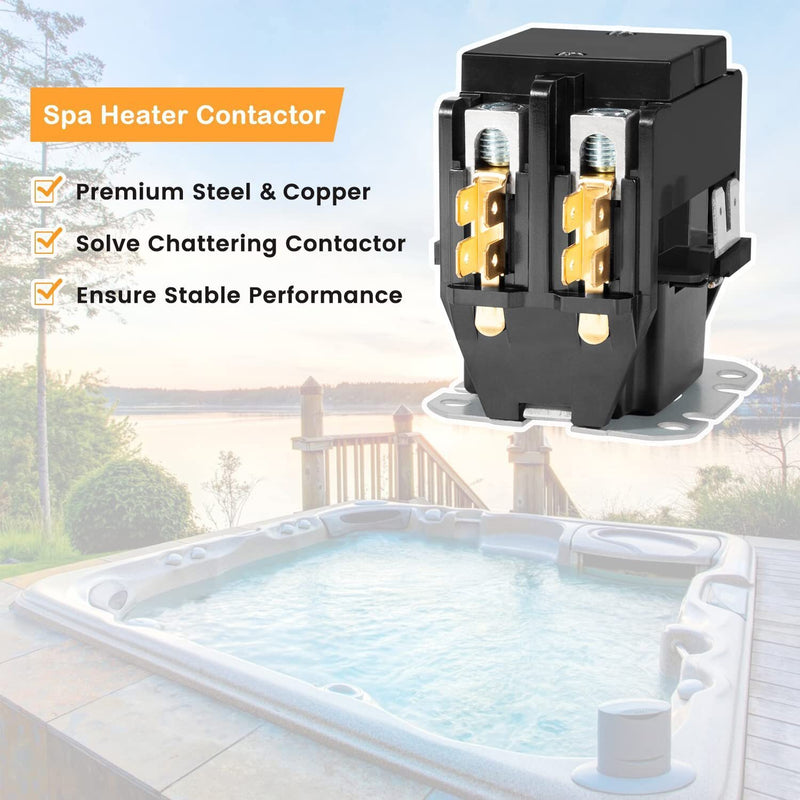 DURAFORCE CZXCON3645 Contactor for Hayward Comfortzone C-SPA XI Electric Spa Heaters