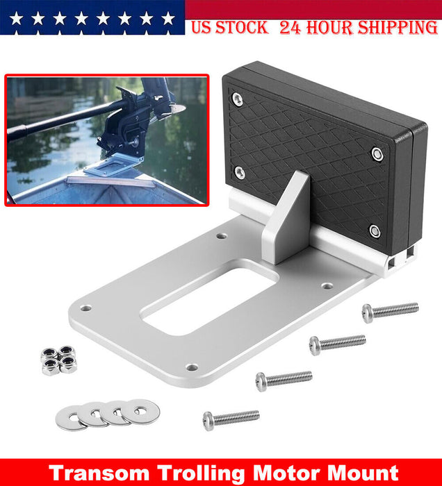 DURAFORCE Universal Transom Trolling Motor Mount for Kayaks / Kayak Motor Mount Bracket