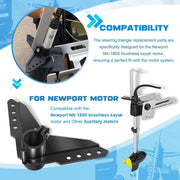 DURAFORCE Kayak Steering Accessories:Newport NK-180S Trolling Motor Steering Triangle Brac