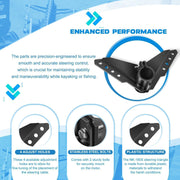 DURAFORCE Kayak Steering Accessories:Newport NK-180S Trolling Motor Steering Triangle Brac