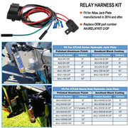 DURAFORCE Replacement Relay Harness for Atlas Hydraulic Plate, Replace AHJRELAYKIT-2-DP