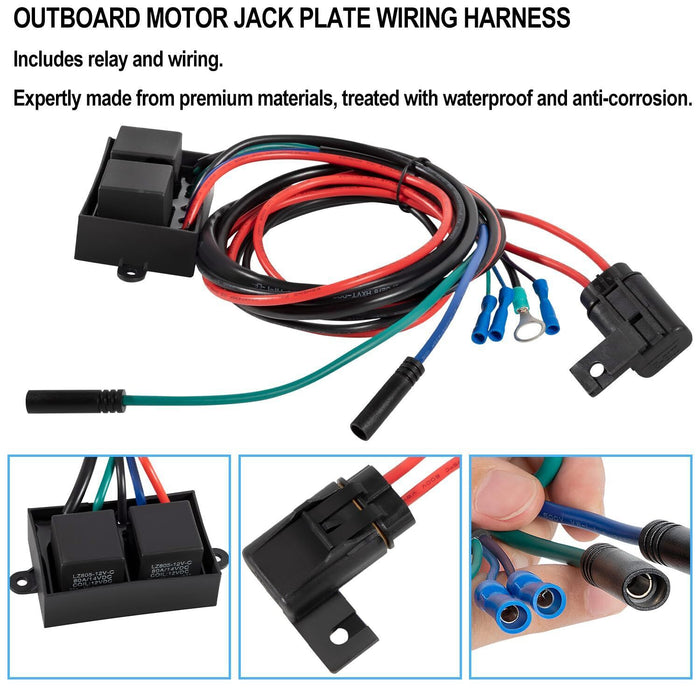 DURAFORCE Replacement Relay Harness for Atlas Hydraulic Plate, Replace AHJRELAYKIT-2-DP