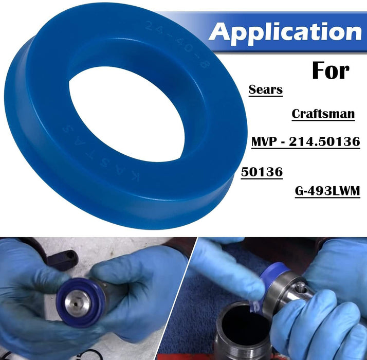 DURAFORCE Floor Jack Seal Kit for Sears, Craftsman, MVP - 214.50136, 50136, G-493LWM