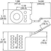 DURAFORCE For Deltrol 10226-14 Solenoid Coil, Hydraulic Power Unit Lift Dump, 12V DC, 16W