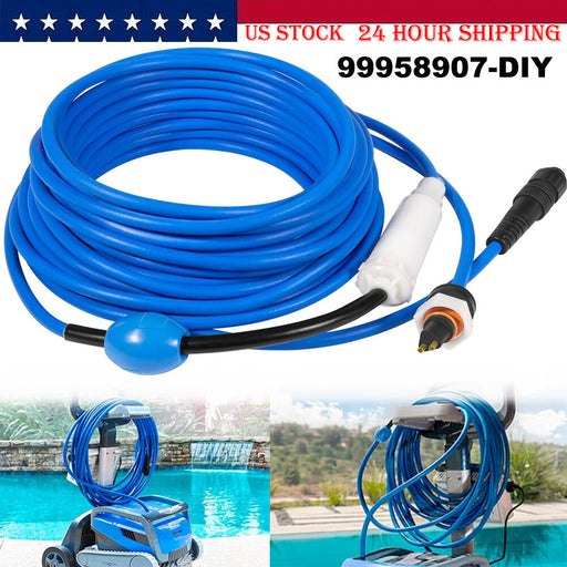 DURAFORCE 99958907-DIY 18M/60FT Blue 2-Wire Cable with Swivel for Dolphin Active 20, S200