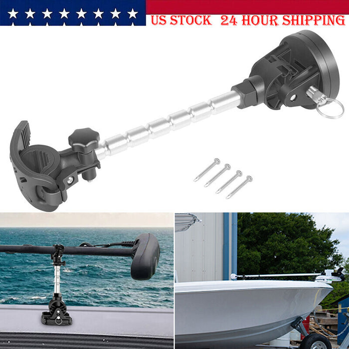 DURAFORCE For Minn Kota 1862051 MKA-55 Trolling Motor Stabilizer Kit Bow Mount Support