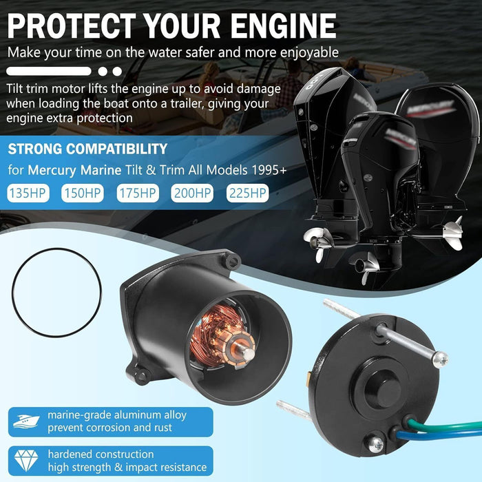 DURAFORCE 430-22011 Tilt Trim Motor For Mercury Marine 135-225HP 828708 878265A1 8M0031551