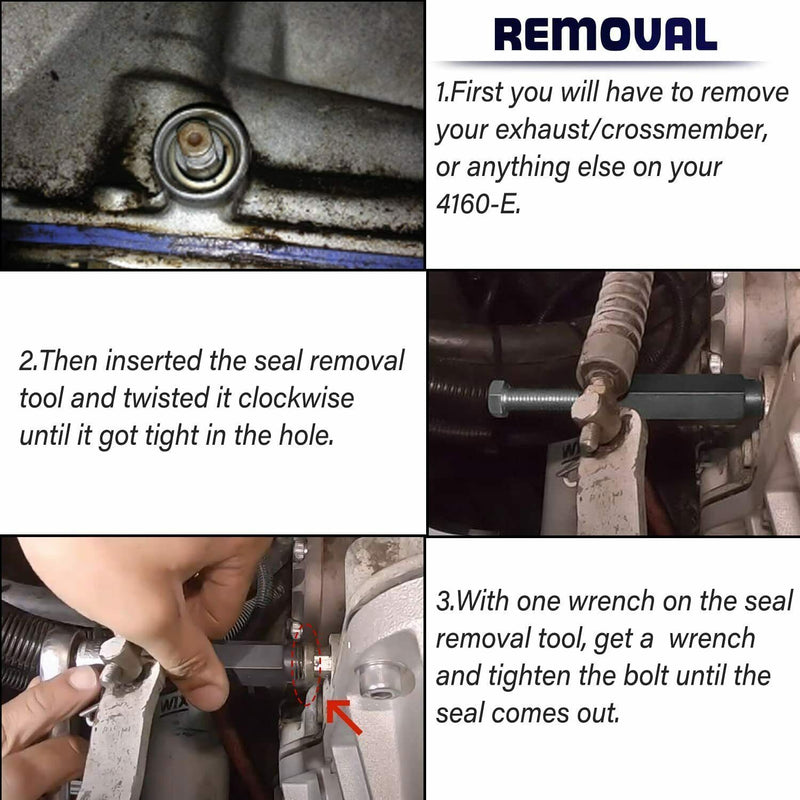 DURAFORCE Transmission Shifter Seal Remover Installer Tool w Seal For GM Chevy 4L60E 4L80E