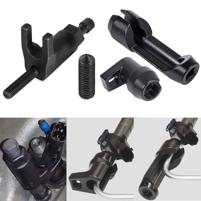 DURAFORCE Fuel Injector Socket Set & Injector Removal Tool Kit For 6.7L Ford Powerstroke