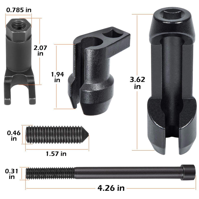 DURAFORCE Fuel Injector Socket Set & Injector Removal Tool Kit For 6.7L Ford Powerstroke