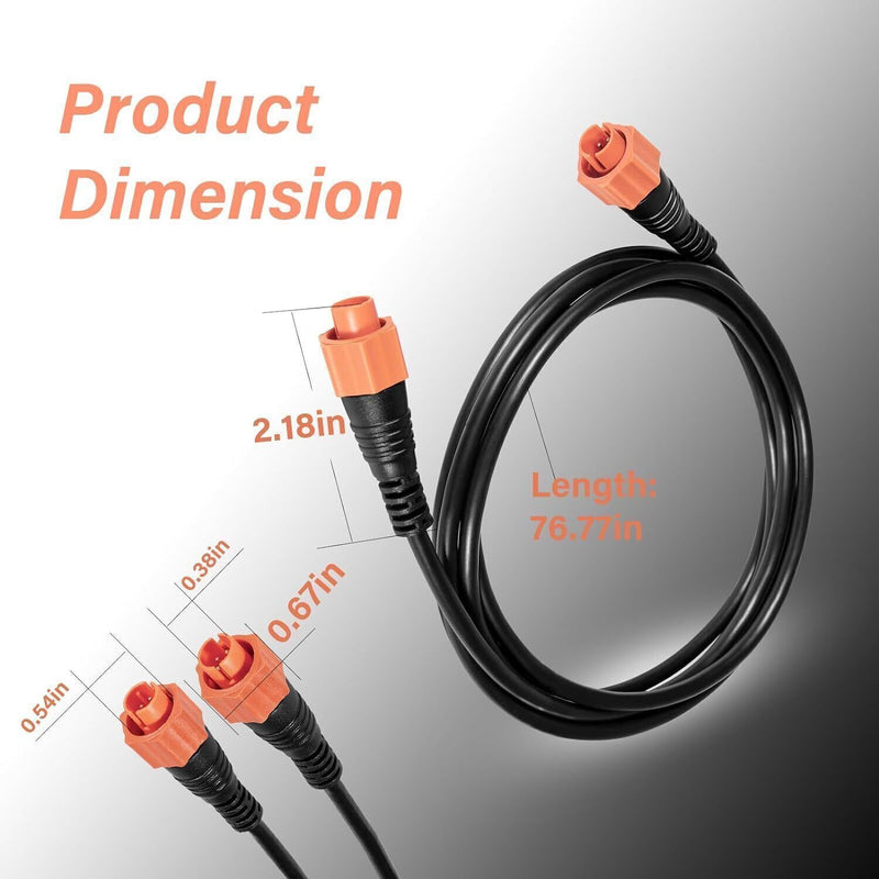 DURAFORCE 3005.6855 Replacement for Lowrance 6Ft/1.82M Ethernet Crossover Cable
