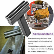 DURAFORCE 1 Inch Blacksmith Anvil Forge Hardy Hot Cut Creasing Stake Fuller Bending Set