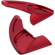 DURAFORCE Red Steering Wheel Shifter Paddle Trim Cover for 15-20 Dodge Challenger Charger